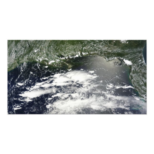 Foto Vista por satélite de las fugas de petróleo 2 (Frente)