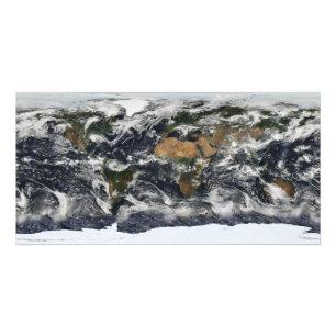 Foto Vista por satélite detallada de la tierra