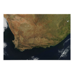 Foto Vista satelital de Sudáfrica