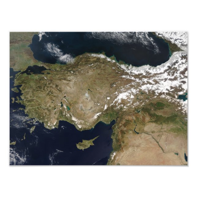 Foto Vista satelital de Turquía (Frente)