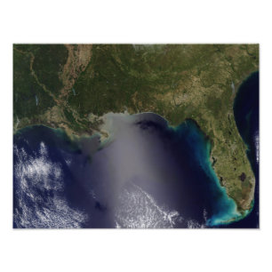 Foto Vista satelital del sureste de Estados Unidos