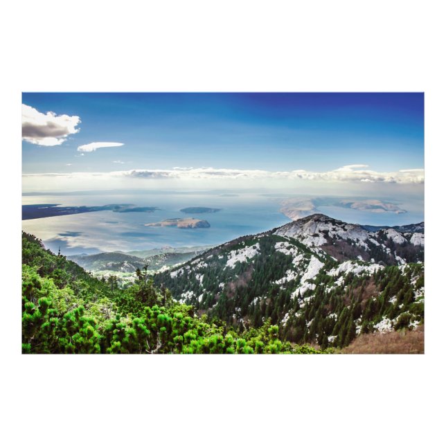 Foto Vistas al mar desde las montañas (Frente)