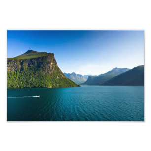 Foto Vistas panorámicas a lo largo del fiordo de Nordf