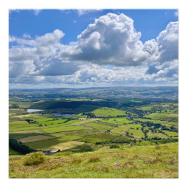 Foto Vistas tranquilas desde Pendle Hill...