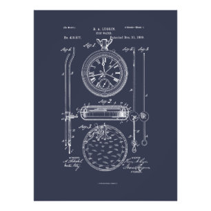 Foto Vistazo Antiguo, Dibujo de Patentes de 1889