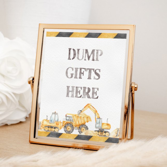 Foto Volcar regalos aquí Construcción Cumpleaños Mesa R (Subido por el creador)