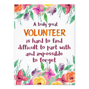 Foto Voluntarios Gracias regalo de agradecimiento a los