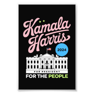 Foto Voto azul demócrata social Kamala Harris 2024