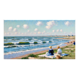 Foto Vriendinnen aan de Kust