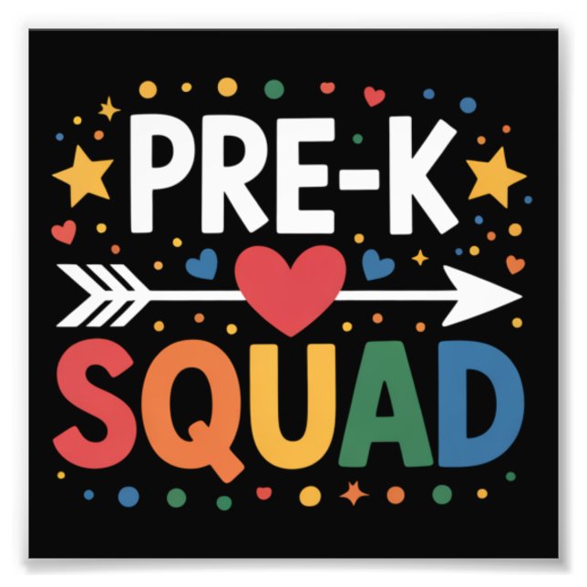 Foto Vuelta al cole primer día de preescolar Pre-K  (Frente)