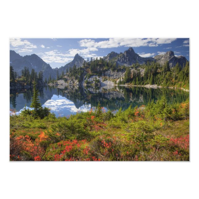 Foto WA, Alpine Lakes Wilderness, Gem Lake, con 2 (Frente)