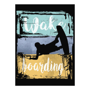 Foto Wakeboarding Retro Wakeboarder