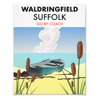 Foto Waldringfield Suffolk poster. Imán