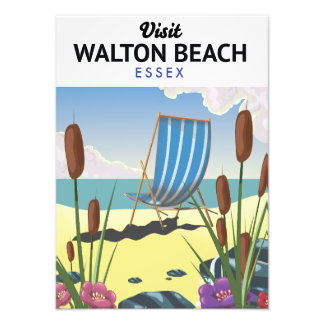 Foto Walton Beach, afiche de viaje de Essex Seaside