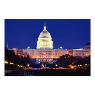 Foto Washington DC Capitolio de Estados Unidos en Dusk