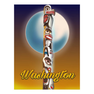 Foto Washington Totem Pole