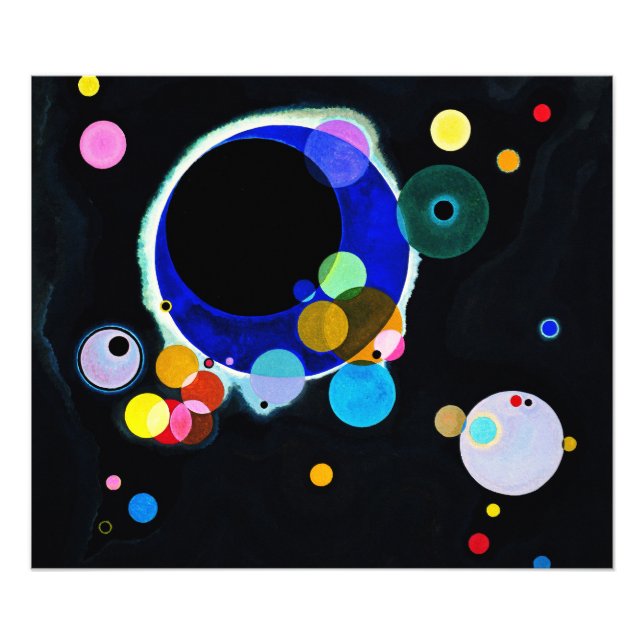 Foto Wassily Kandinsky - Varios Círculos (Frente)