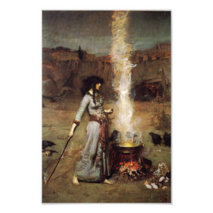 Foto Waterhouse The Magic Circle Print