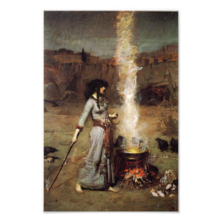 Foto Waterhouse The Magic Circle Print
