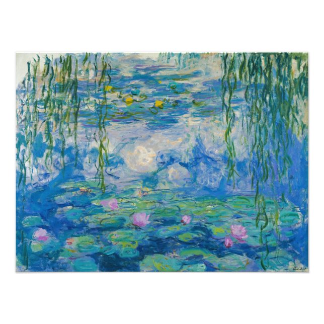 Foto Waterlilies por Claude Monet (Frente)
