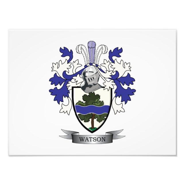 Foto Watson Family Crest Coat of Arms (Frente)