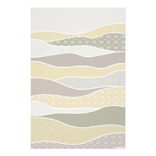 Foto Wave curvada verde cálida rosa amarillo amarillo c