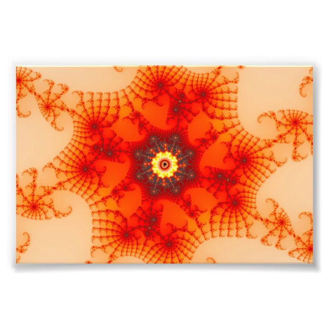Foto Web de fuego - Arte fractal (Frente)