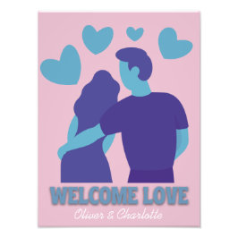 Foto Welcome Love Personalized Wall Poster