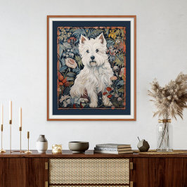 Foto West Highland White Terrier Westie Tapestry Style