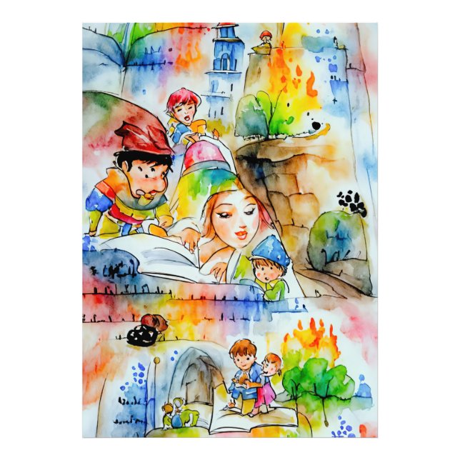 Foto Whimsical Fairy Tale Ilustracion (Frente)