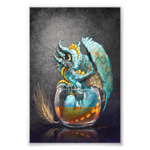 Foto Whiskey Dragon 4x6 Print