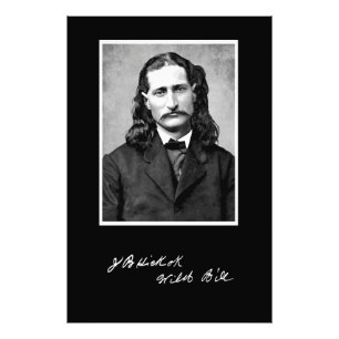 Foto 'Wild Bill' James Butler Hickok en su primer minis