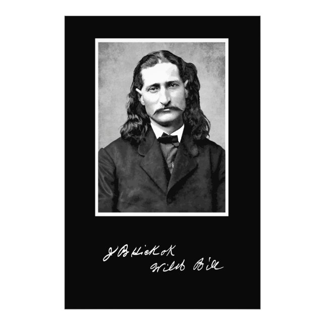 Foto 'Wild Bill' James Butler Hickok en su primer minis (Frente)