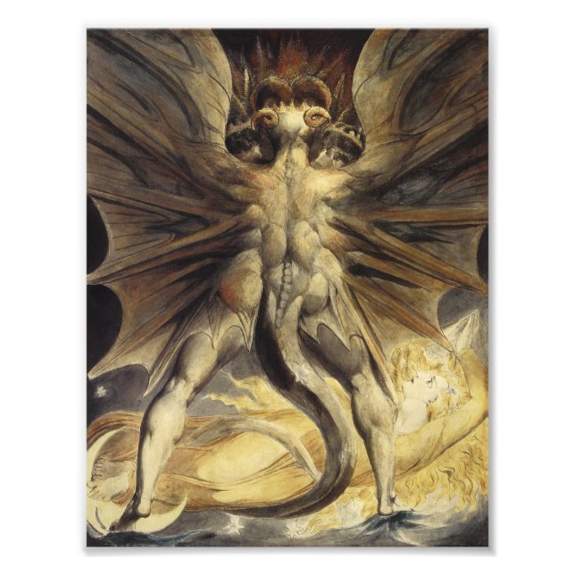 Foto William Blake - El Gran Dragón Rojo y la Mujer (Frente)