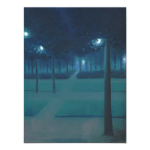 Foto William Degouve de Nuncques - Parc Royal, Bruselas