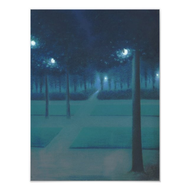 Foto William Degouve de Nuncques - Parc Royal, Bruselas (Frente)
