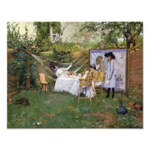 Foto William Merritt Chase - Desayuno al aire libre