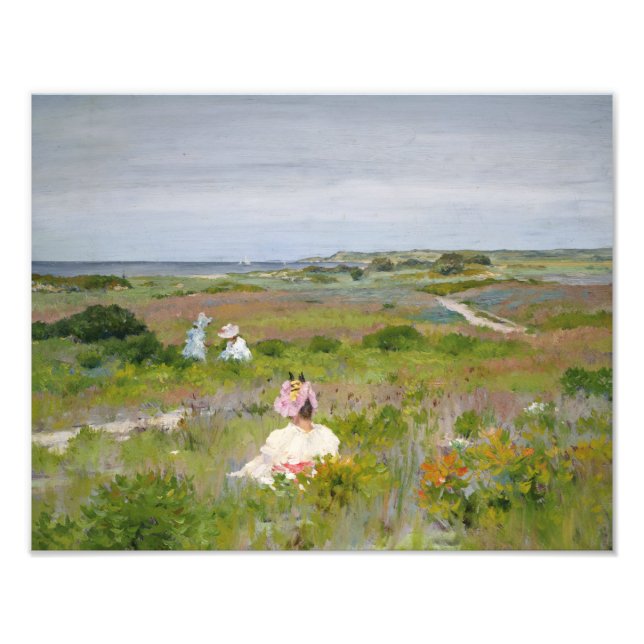 Foto William Merritt Chase - Paisaje - Shinnecock, (Frente)