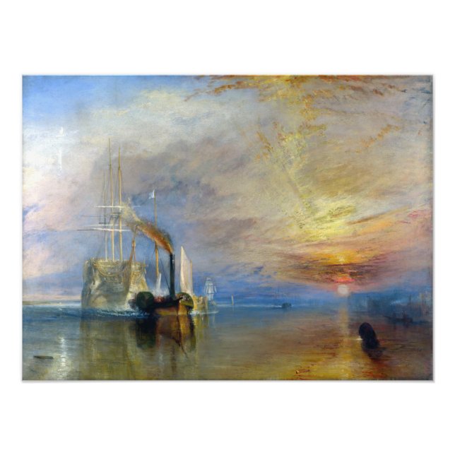 Foto William Turner - El Temeraire en lucha (Frente)
