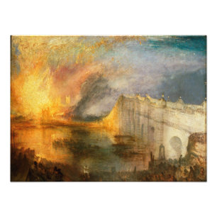 Foto William Turner - La quema del Parlamento