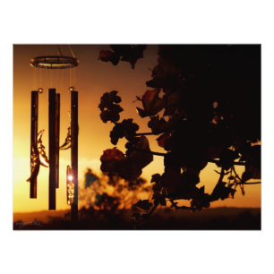 Foto Wind chime Golden Sunset