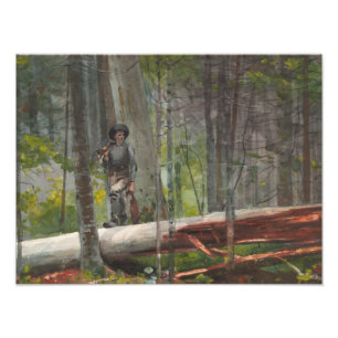 Foto Winslow Homer - Cazador en los Adirondacks