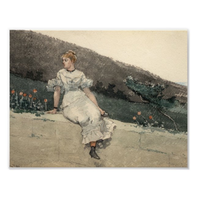 Foto Winslow Homer - La pared del jardín (Frente)