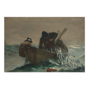 Foto Winslow Homer - la red de los arenques