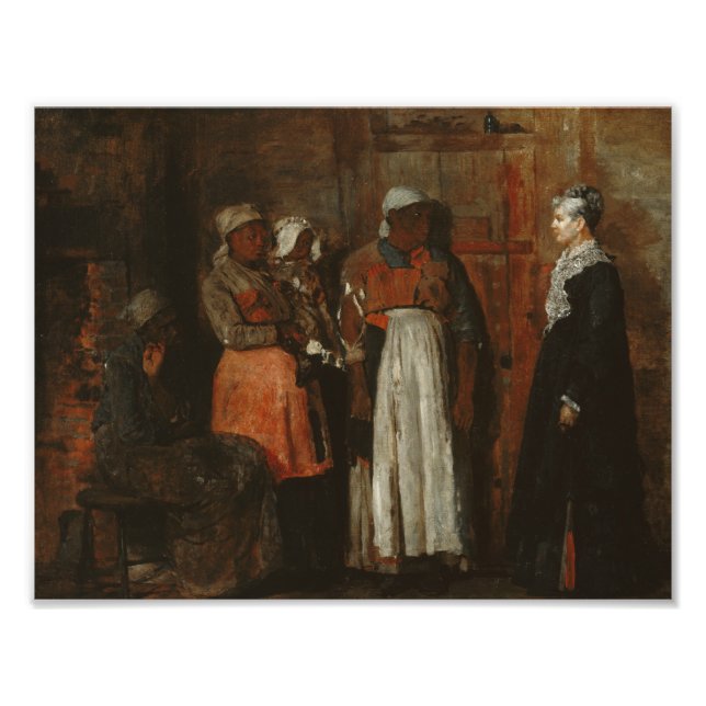 Foto Winslow Homer - Una visita de la antigua amante (Frente)