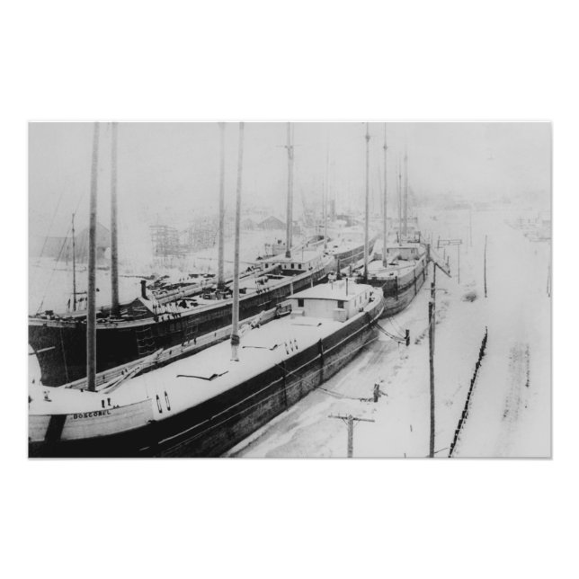 Foto Winter Moorings Belle River Marine City Michigan (Frente)
