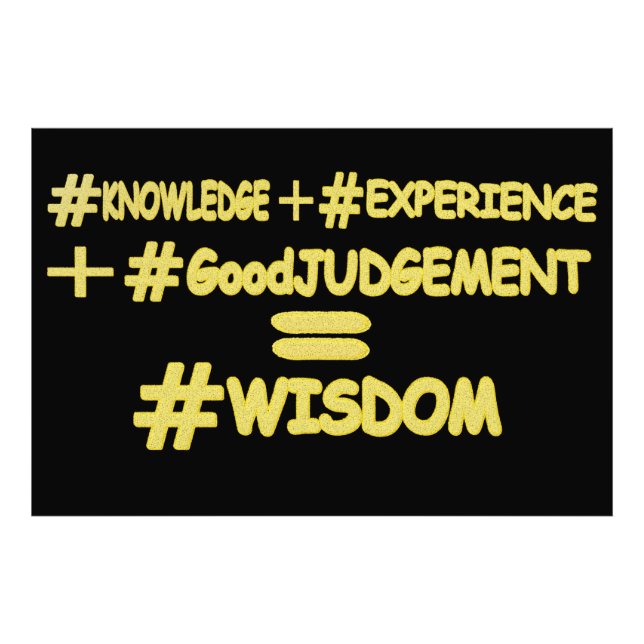 Foto "WISDOM EQUATION" Diseño De Expresión Cute. ¡Hazte (Frente)