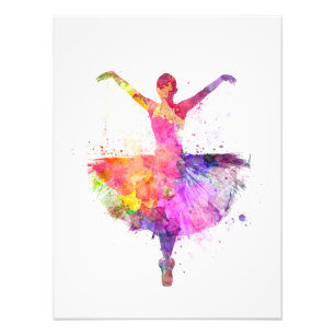 Foto Woman ballerina ballet dancer dancing