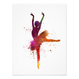 Foto Woman ballerina ballet dancer dancing