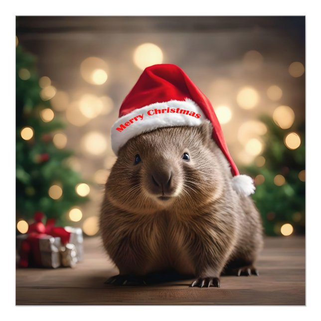 Foto "Wombat Wonderland: Una noche de Navidades acogedo (Frente)